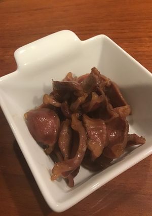 10分料理　砂肝の甘煮-レシピのメイン写真