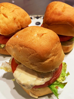コストコ ディナーロールナゲットバーガー-レシピのメイン写真