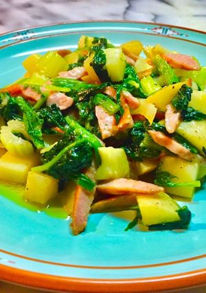 No2379あり物野菜の牛乳炒め-レシピのメイン写真