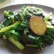 薩摩芋と小松菜の醤油マヨソテー