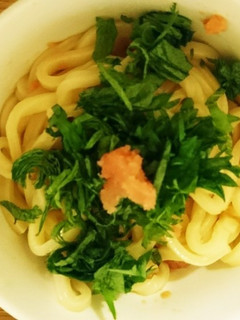 レンジで簡単!たらこバターうどん-レシピのメイン写真