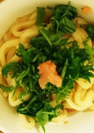 レンジで簡単!たらこバターうどん-レシピのメイン写真