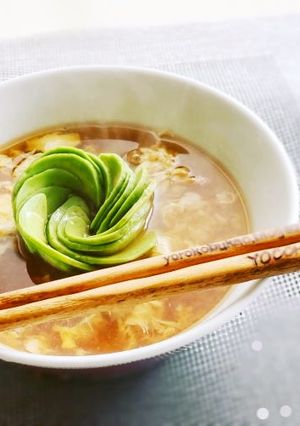 簡単ご飯♪アボカド雑炊♪朝ご飯にも♪-レシピのメイン写真