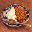えのき茸とひき肉のトマトドライカレー