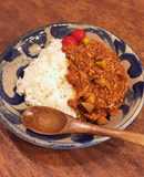えのき茸とひき肉のトマトドライカレー
