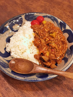 えのき茸とひき肉のトマトドライカレー-レシピのメイン写真