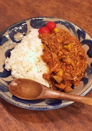 えのき茸とひき肉のトマトドライカレー-レシピのメイン写真