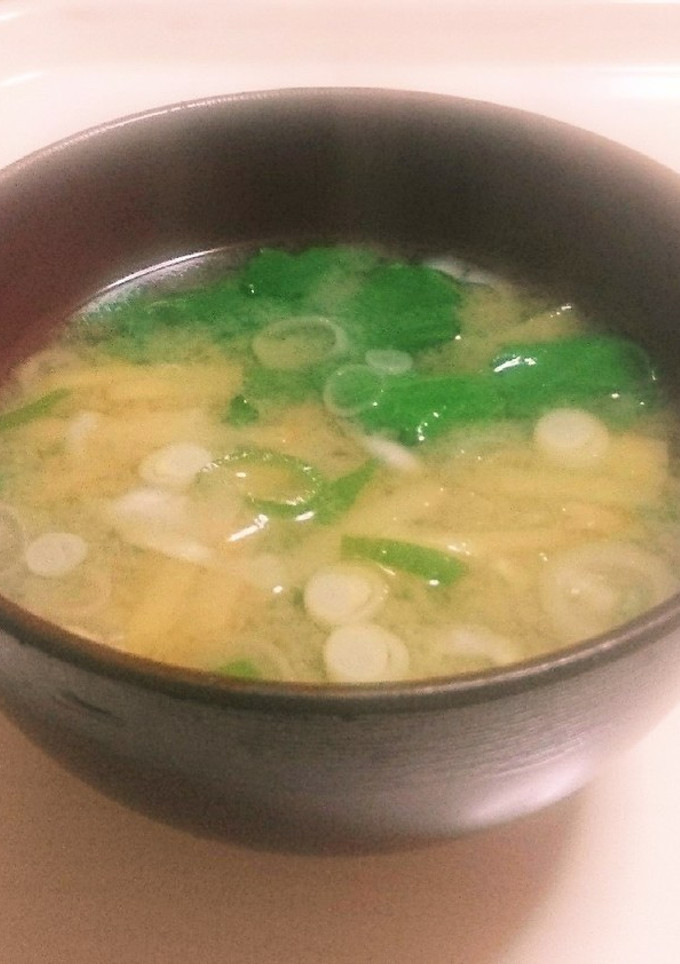 生姜とネギの味噌汁-レシピのメイン写真