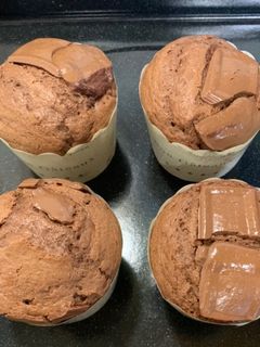 混ぜるだけ!濃厚チョコマフィン-レシピのメイン写真