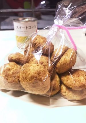 コーン香るクッキー-レシピのメイン写真