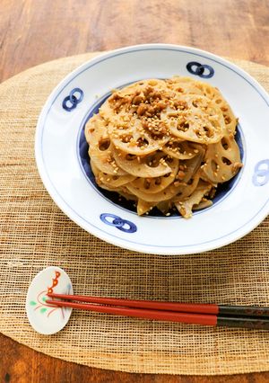 【作り置き】挽肉と蓮根のピリ辛きんぴら-レシピのメイン写真