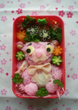キャラ弁★ピンクパンサー*-レシピのメイン写真