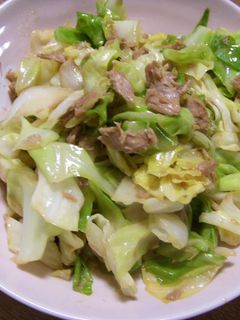 キャベツとシーチキンの炒め物☆-レシピのメイン写真