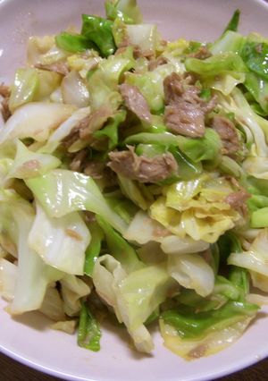 キャベツとシーチキンの炒め物☆-レシピのメイン写真