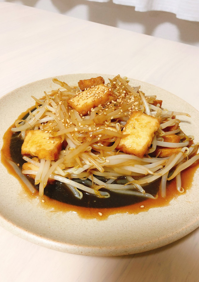 厚揚げともやしのオイスター炒め-レシピのメイン写真