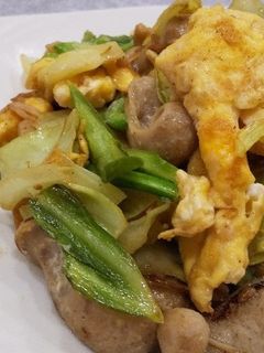 朝食に♪卵とウインナーの野菜炒め☆-レシピのメイン写真