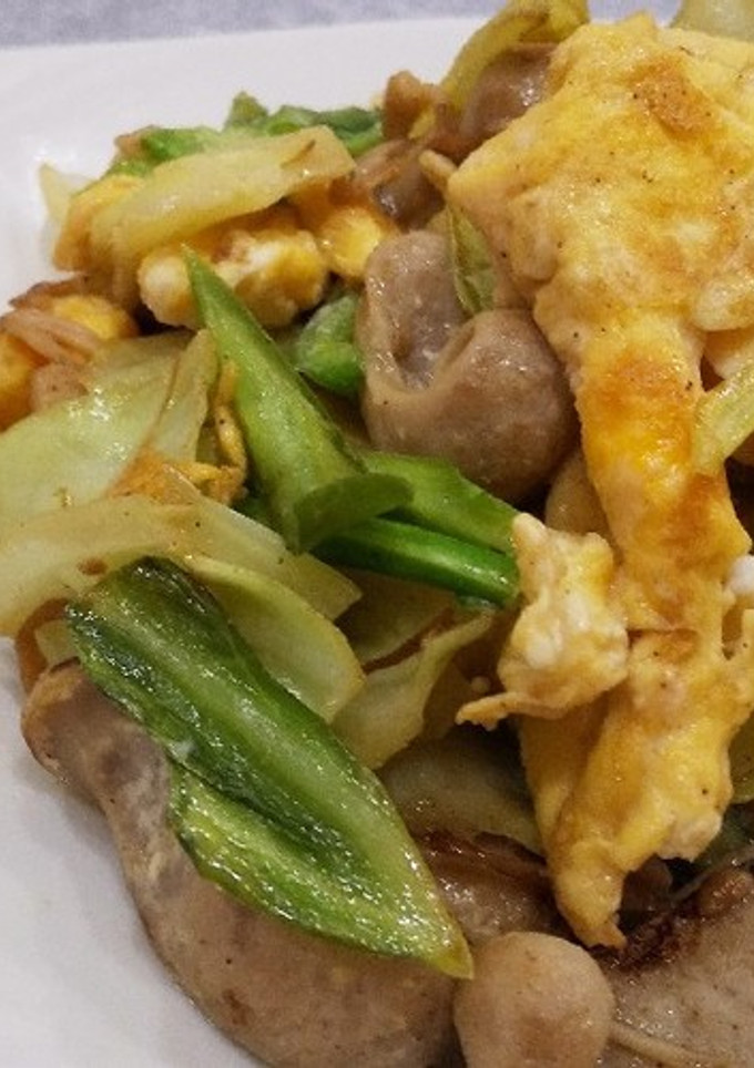 朝食に♪卵とウインナーの野菜炒め☆-レシピのメイン写真