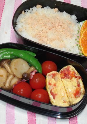 お弁当♪ホタテとスナップえんどうの炒め物-レシピのメイン写真