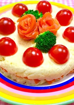 まるでケーキ!な☆ポテトサラダ-レシピのメイン写真
