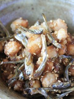 給食の定番、大豆といりこのごまからめ-レシピのメイン写真