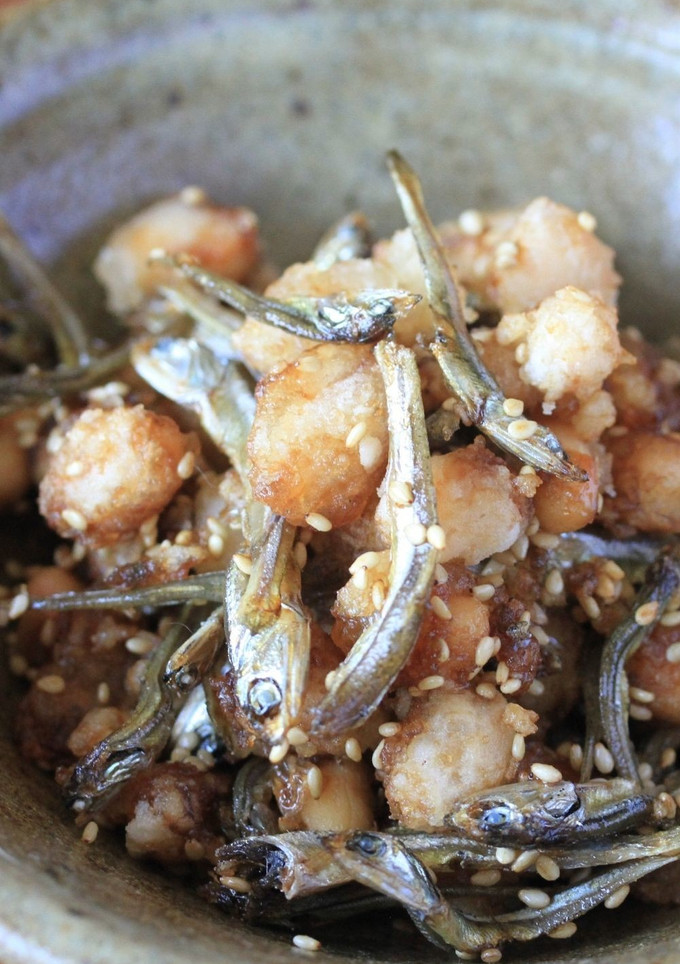 給食の定番、大豆といりこのごまからめ-レシピのメイン写真
