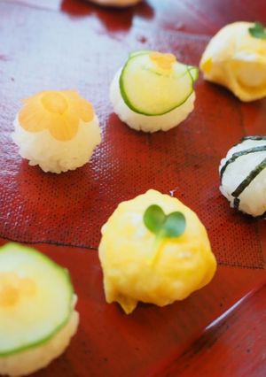 雛祭り 離乳食 後期 手毬寿司-レシピのメイン写真