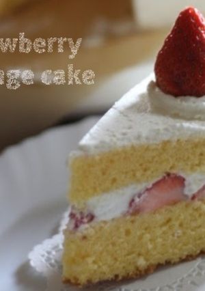いちごショートケーキ-レシピのメイン写真
