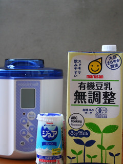 ジョアと無調整豆乳を使って豆乳ヨーグルト-レシピのメイン写真
