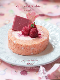ルビーチョコのガナッシュ・ロールケーキ♡-レシピのメイン写真