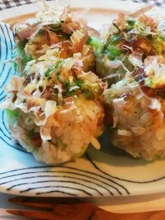 たこ焼き風おにぎり♪-レシピのメイン写真