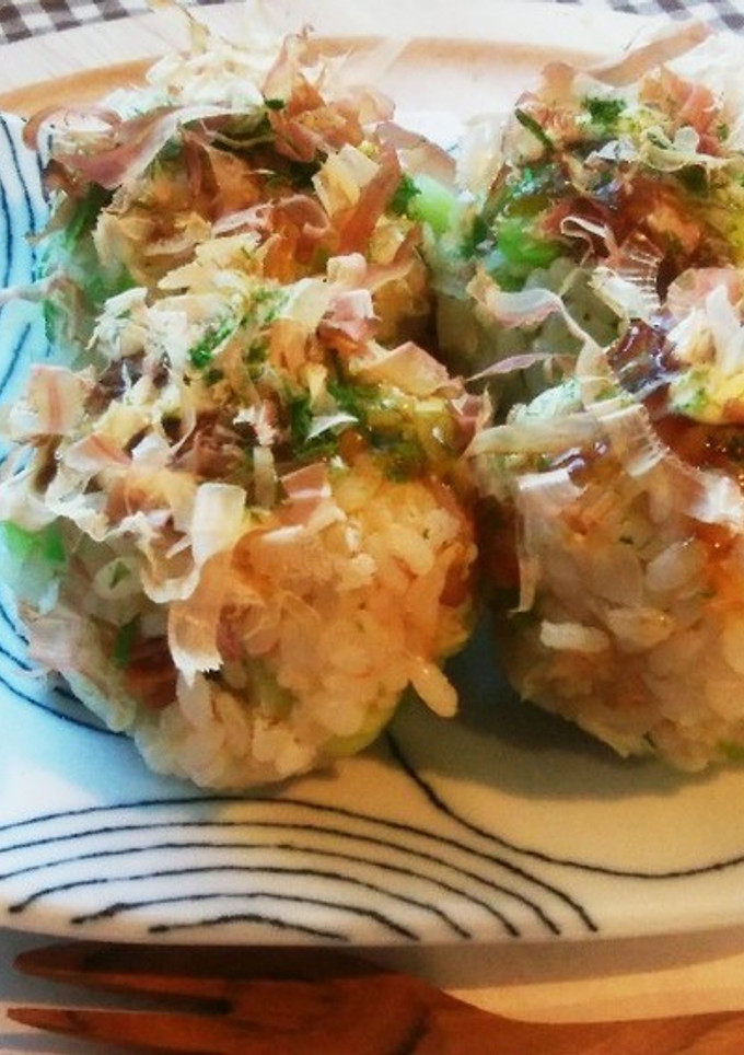 たこ焼き風おにぎり♪-レシピのメイン写真