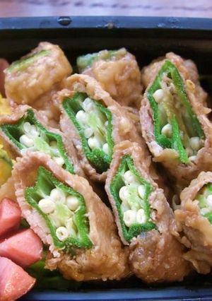 お弁当の定番✿オクラ豚肉ロール✿-レシピのメイン写真