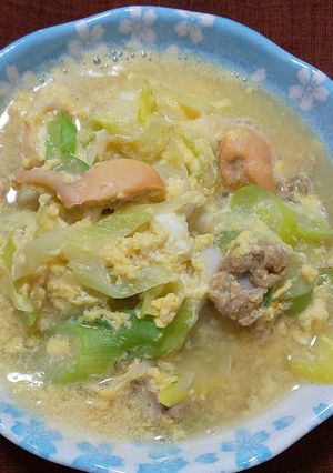 貝味噌☆帆立の卵とじ☆-レシピのメイン写真