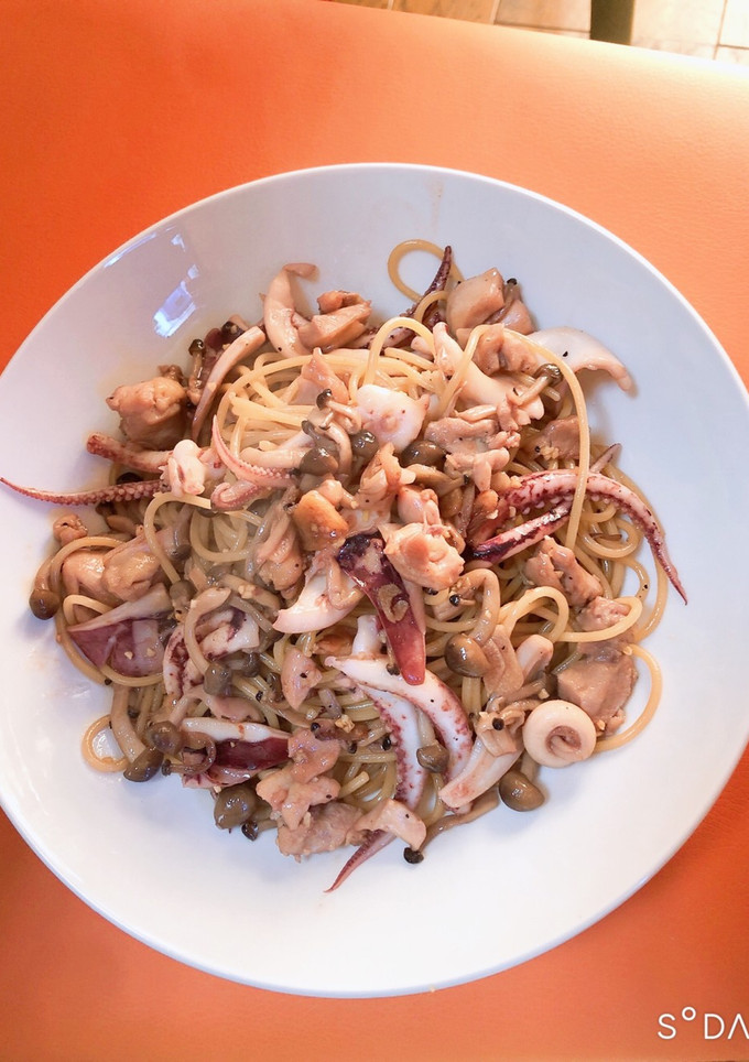 イカを使った和風パスタ•*¨*•.¸¸☆-レシピのメイン写真