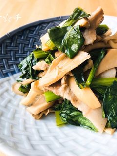 旨っ!きのこと小松菜の煮浸し-レシピのメイン写真