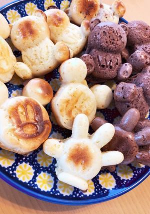 豆腐入りヘルシーおやつ♪もちふわケーキ-レシピのメイン写真