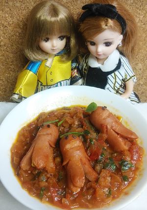 リカちゃん♡ソーセージンラタトゥイユ風-レシピのメイン写真
