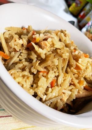 鮭の炊き込みご飯-レシピのメイン写真