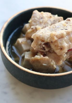 【中華料理】愛される蒸し骨付き豚肉と里芋-レシピのメイン写真