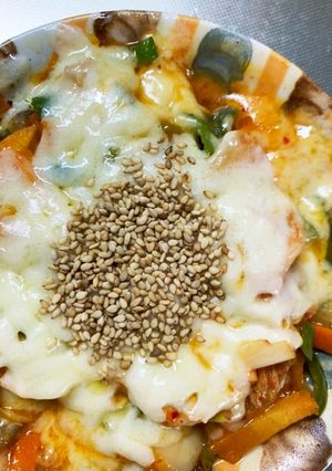 全てレンジキムチ鶏胸肉のチーズタッカルビ-レシピのメイン写真
