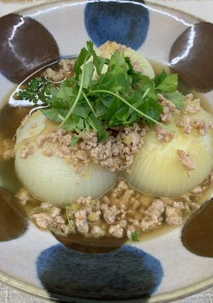簡単おつまみ☆新玉ねぎの丸ごと煮-レシピのメイン写真