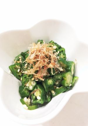 レンチンオクラのおひたし-レシピのメイン写真