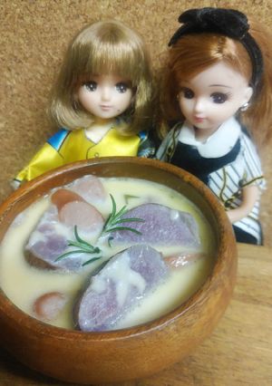 リカちゃん♡野球シリ*北海道ミルクスープ-レシピのメイン写真