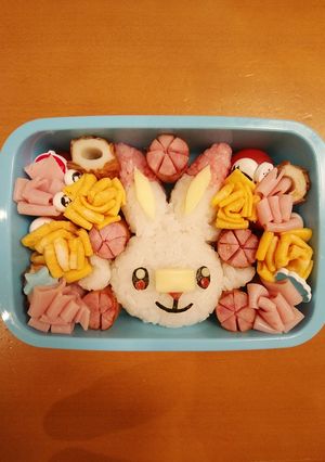 ポケモン ヒバニー キャラ弁-レシピのメイン写真