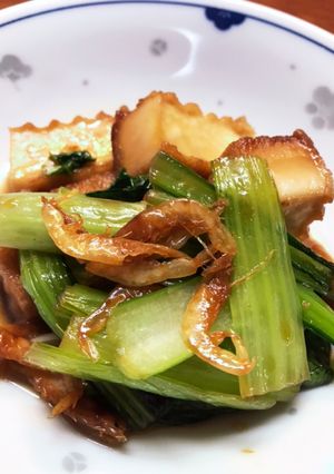 ★簡単★厚揚げと小松菜の煮物-レシピのメイン写真