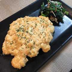 รูปของ ♡鱈のたらこ豆腐のせ焼き♡