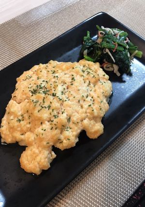 ♡鱈のたらこ豆腐のせ焼き♡-レシピのメイン写真