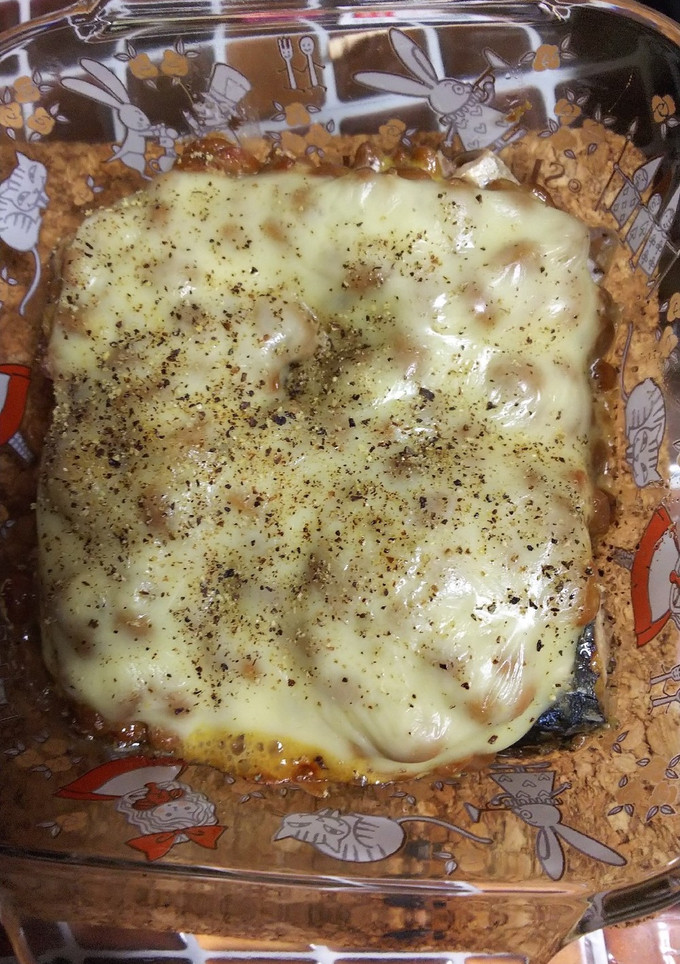 サバ缶と納豆のチーズ焼き-レシピのメイン写真