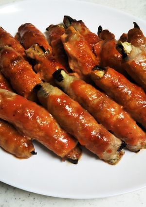 簡単ナスの肉巻き-レシピのメイン写真