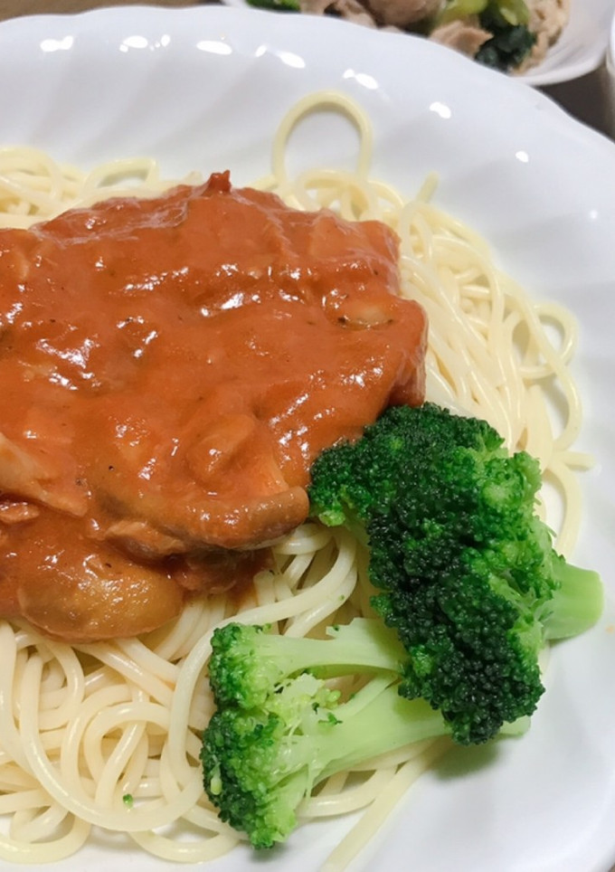ツナとトマトのクリーミートマトソース-レシピのメイン写真